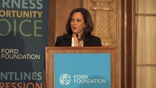 California State Attorney General Kamala D Harris on the importance of prison education [upl. by Aedni]