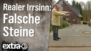 Realer Irrsinn Falsche Pflastersteine in Kiel  extra 3  NDR [upl. by Enos]