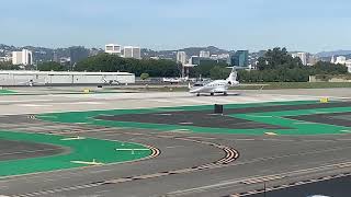 Gulfstream G280 takes off out of Santa Monica airport [upl. by Cointon]