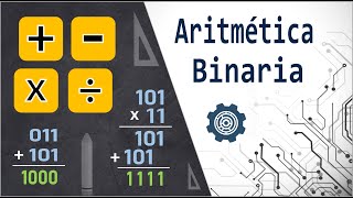 Aritmética Binaria  Suma  Resta  Multiplicación  División [upl. by Naruq508]