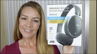 JVC HAS90BN headphones review [upl. by Anialam70]