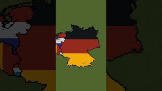 Building Germany in 3 Scales german deutschland maps flags minecraft [upl. by Launam]