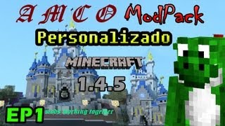 Minecraft com Mods  Sem Música AMCO ModPack Personalizado  EP1 [upl. by Yand]