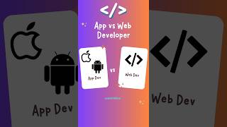 what to do in  Web Development vs App Development [upl. by Arobed]