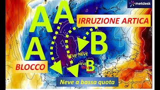 METEO  AGGIORNAMENTI FORMIDABILI ORA I MODELLI VEDONO NEVE A QUOTE BASSE ANCHE AL CENTRO [upl. by Olav]