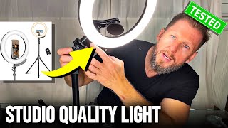 This Sensyne Ring Light Works So Well For My Videos [upl. by Nnaylime]