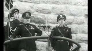 Benito Mussolini inaugura Carbonia il 18 Dicembre 1938 [upl. by Debi]