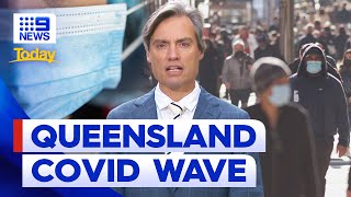 Doctors ask for mask wearing in public amid Queensland COVID19 wave  9 News Australia [upl. by Atilemrac]