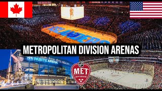 National Hockey League  Metropolitan Division Arenas [upl. by Emoraj]