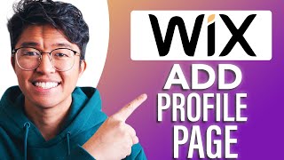 How to Add Profile Page On Wix SIMPLE amp Easy Guide [upl. by Aarika321]