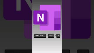 OneNote Öffnen mit Tastenkombination onenote shorts [upl. by Oona]