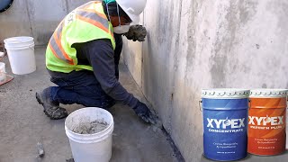 Xypex  How to Repair Leaking and Dry Concrete Joints [upl. by Aryahay664]