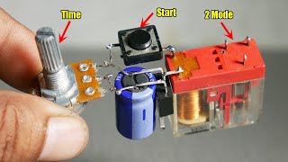 Amazing 2 Mode Delay Circuit With time adjustments [upl. by Yejus]