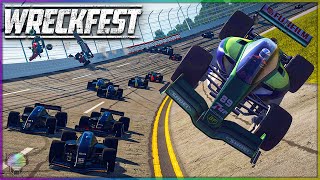 FORMULA 1 vs TALLADEGA  Wreckfest [upl. by Karlin]