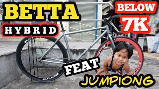 2022 BETTA HYBRID FIXIE BIKE CHROMOLY STEEL with VIDEO BOMBER quotJUMPIONGquot [upl. by Anayeek]