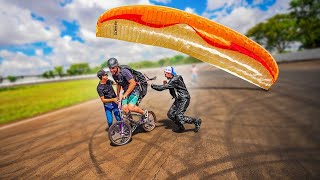 ESSA FOI UMA LOUCURA DE BICICLETA parapente vs bike [upl. by Pass]