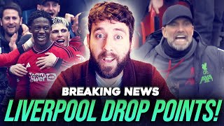 LIVERPOOL DROP POINTS AGAINST UNITED  REACTION [upl. by Oninrutas]