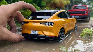 Unboxing 2024 Ford Mustang MachE GT  Off roading  Otto Models  Diecast Model Car [upl. by Aiotal]