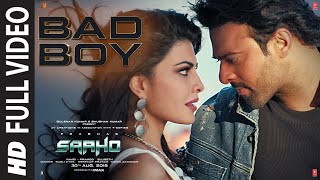 Full Video Bad Boy  Saaho  Prabhas Jacqueline Fernandez  Badshah Neeti Mohan [upl. by Herculie]