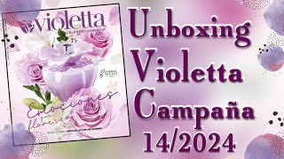 Unboxing de Violetta Campaña 142024  Premio por pago 😍 unboxing violetta argentina youtube [upl. by Atnuahsal]