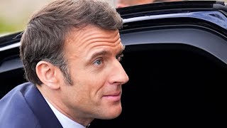 Plan Eau  Macron se rend à SavinesleLac première sortie en public depuis plus dun mois [upl. by Nirred]