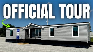 SO UPDATED This NEW manufactured home model features a MODERNIZED design [upl. by Anattar]