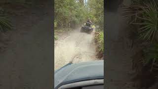 Leaving the Creek  Honda Pioneer 520 Yamaha Grizzly Silver Lake OHV redclayriders atv shorts [upl. by Mikel973]