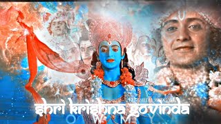 Shri krishna govind hare murari vm on Krishna💙✨FtSumedh mudgalkar [upl. by Ahsila]