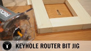 How to make a keyhole router bit jig [upl. by Portie]