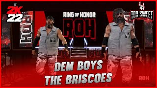 WWE 2K22 RIP Jay 🕊️ The Briscoes Entrance Signatures Finishers amp Victory Motion [upl. by Anialeh192]