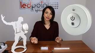 Sincronizzazione Telecomando Tondo con Dimmer per Strisce Led  LedPoint [upl. by Orlan]