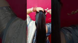 Easy Open Hair Style Using Big Clutcher For Long Hair ✨ [upl. by Nathanil835]