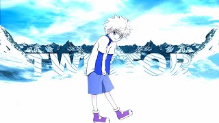 Killua free twixtor 4K Clips for édit [upl. by Hardy]