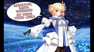 【FGO】Archetype Earth Arcuied My Room Voice Lines ENG [upl. by Aehr]