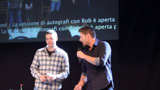 Jus in Bello 2013  Ty trying to make Jensen laugh [upl. by Nuahsyd]