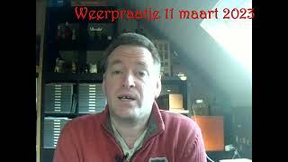 Weerbericht 11 maart 2023 [upl. by Lemal]