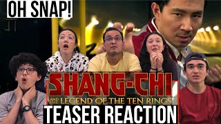 SHANGCHI AND THE LEGEND OF THE TEN RINGS OFFICIAL TEASER REACTION  MaJeliv REACTION  OH SNAP [upl. by Derej]