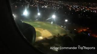 Vivaaerobus A321Neo Landing in Tijuana Airport night arrival [upl. by Yhtac]