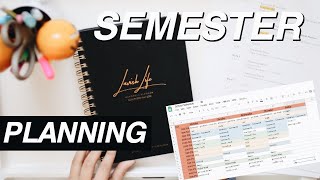 How I Set Up My Semester for Success  plan  schedule [upl. by Akcimat]