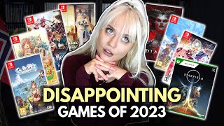 The Most DISAPPOINTING GAMES of 2023  Atelier Ryza 3 Starfield Diablo IV and more [upl. by Alyson83]