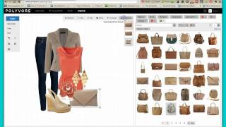 Polyvore Wardrobe Tutorial [upl. by Hnacogn]