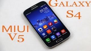 Galaxy S4 I9500  Official MIUI V5 Rom  How to install [upl. by Chipman716]