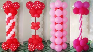 15 Simple Balloon Pillar Designs for Beginners [upl. by Joy]