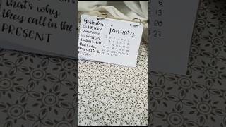 diy cute calendar  making calendar for 2024 calendar diy artandcraft papercraft craft 2024 [upl. by Yonatan]