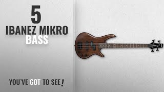 Top 10 Ibanez Mikro Bass 2018 Ibanez GSRM20BWNF GSRM20B 4String Short Scale 286quot Bass  Walnut [upl. by Bonnibelle214]