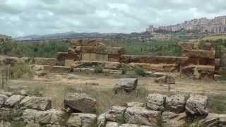 Agrigento Temple of Zeus in Valley of the Temples Sicily Italy [upl. by Rubinstein]