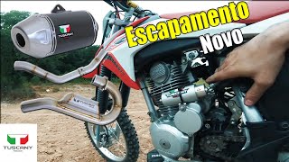 ESCAPE TUSCANY RACING CRF 230 TESTE NO DINAMOMETRO [upl. by Chlori125]