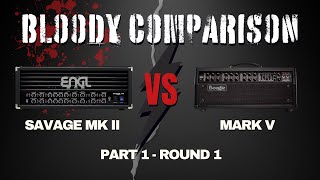 ENGL Savage MKII vs MESA Mark V  METAL Comparison No Talking Part 1  Round 1 [upl. by Trebo]