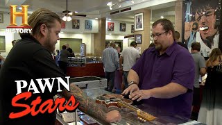 Pawn Stars Seller Struggles To Verify Texas Playboys Mandolin Season 10  History [upl. by Pomfret]