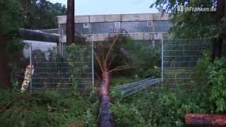 Massive Schäden nach Unwetter im Kreis Bamberg [upl. by Isteb300]